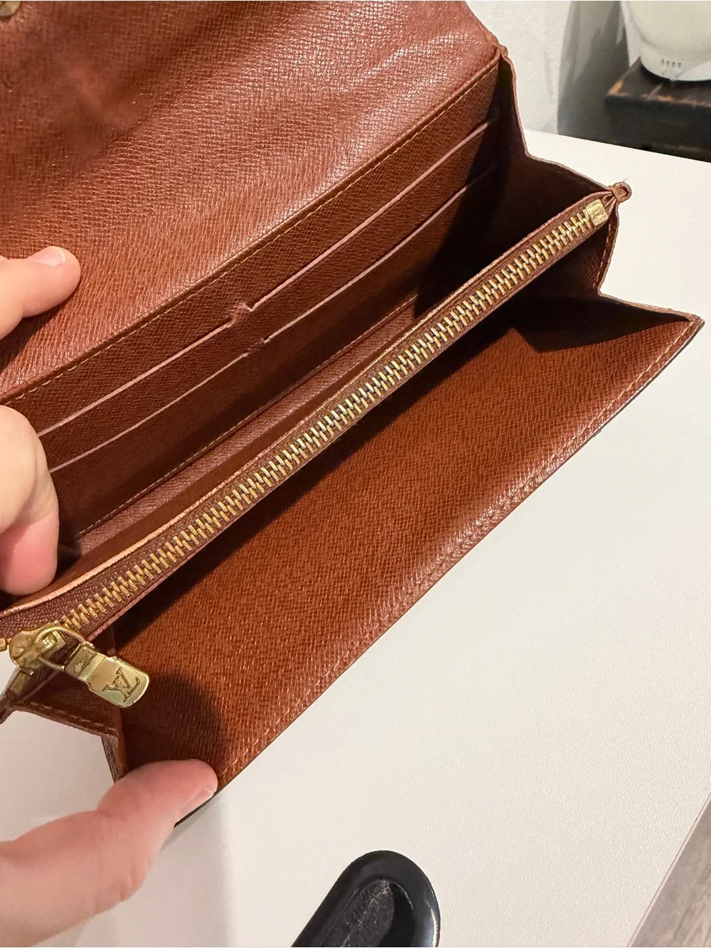 Louis Vuitton Vintage Monogram Sarah Wallet